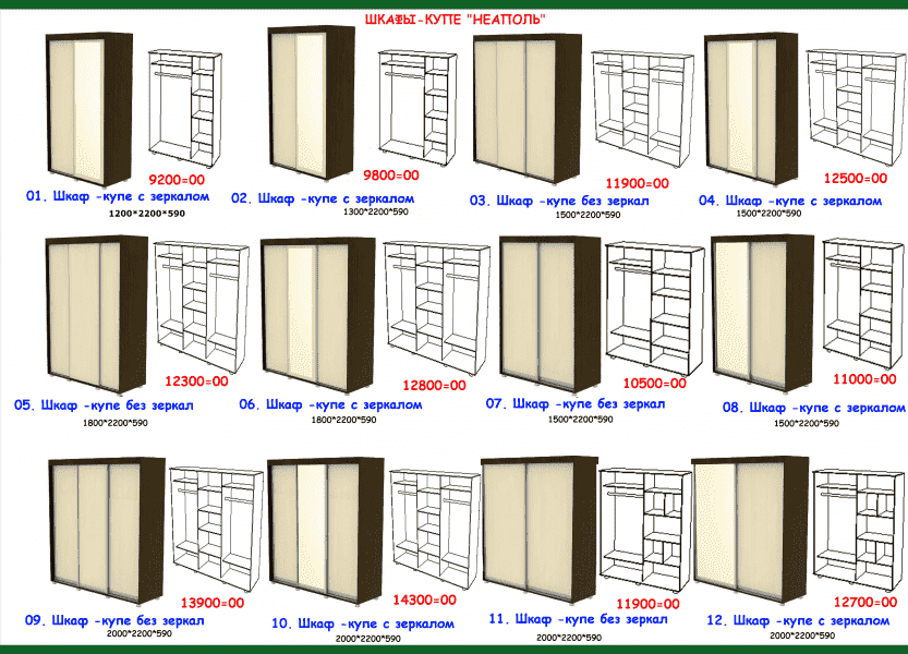 шкаф-купе неаполь во Владикавказе