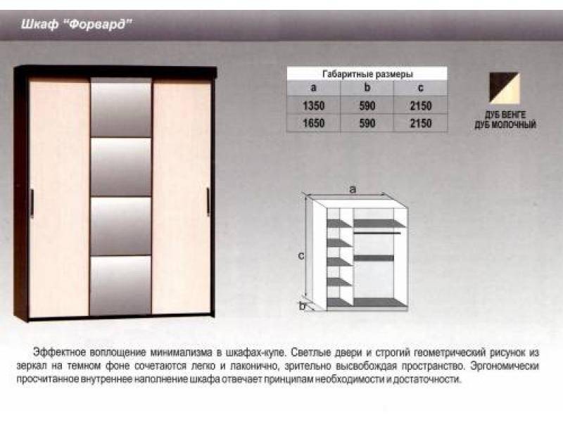 шкаф - купе форвард во Владикавказе