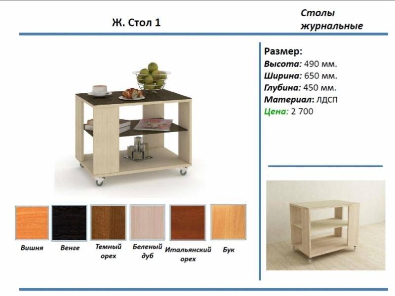 журнальный стол 1 во Владикавказе