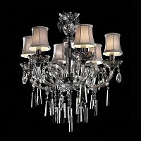 люстра md102743-6a от illuminati прозрачная/бежевая/ хром во Владикавказе