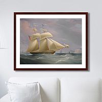 картина: the topsail schooner, 1838г. во Владикавказе