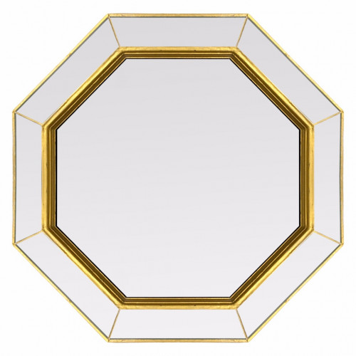 зеркало золотое венецианское восьмиугольное espresso gold во Владикавказе