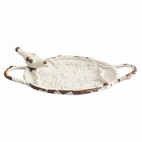 декоративное блюдо pewter dish серое во Владикавказе