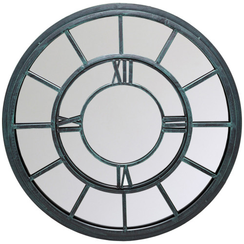 зеркало-часы круглое черный антик женева во Владикавказе