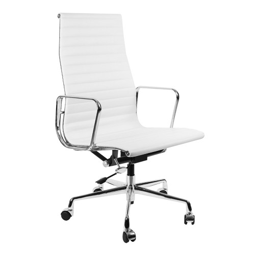 кресло eames style белая кожа во Владикавказе