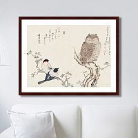 картина: smart owl watching, 1793г. во Владикавказе