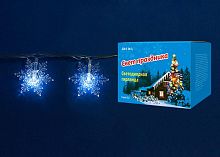 светодиодная гирлянда «снежинки-1» 700см (07930) uniel uld-s0700-050/dta white ip20 snowflakes-1 во Владикавказе