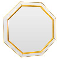 зеркало венецианское восьмиугольное желтое yellow octagon во Владикавказе