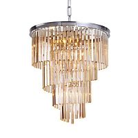 люстра helix amber от delight collection хром/янтарная во Владикавказе