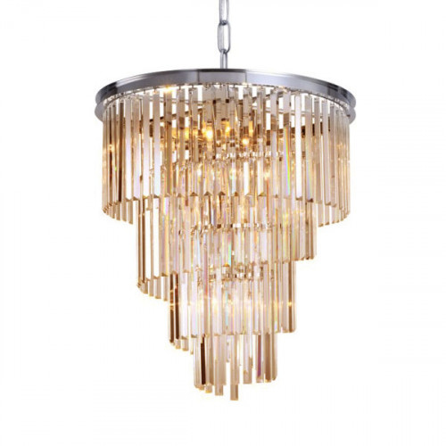 люстра helix amber от delight collection хром/янтарная во Владикавказе
