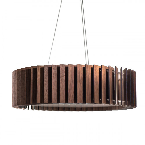 люстра ротор шпон ореха d45 коричневая во Владикавказе