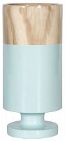 ваза настольная rustic chic tube wood blue во Владикавказе