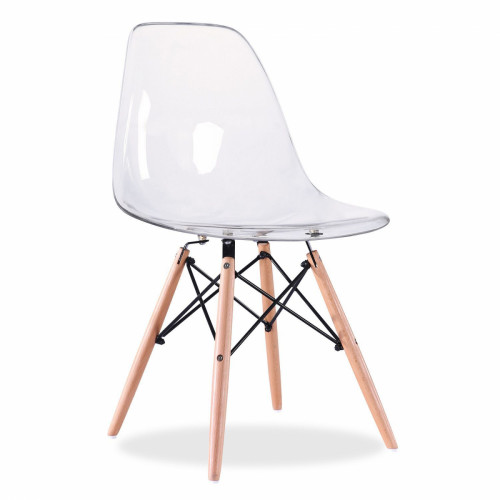 стул деревянный pc-015 прозрачный (eames style) во Владикавказе