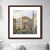 картина: view of the riga stock exchange, 1880г. во Владикавказе