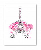 постер paris а3 (розовый) во Владикавказе