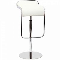 барный стул lem style piston stool белая кожа во Владикавказе