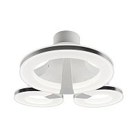 потолочный светодиодный светильник idlamp jenevra 397/3pf-ledwhitechrome во Владикавказе