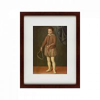 картина: portrait of a boy holding a tennis racket and ball, 1600 во Владикавказе