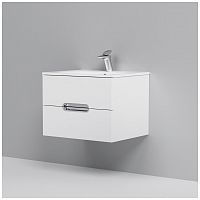 тумба под раковину am.pm spirit m70fhx0602wg33 подвесная, ящики с доводчиками, 60 см, белый глянец во Владикавказе