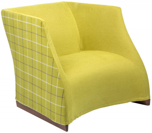 кресло vivienne armchair yellow checkerboard во Владикавказе