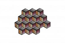 ковер parquet hexagon orange 305x188 от gan во Владикавказе