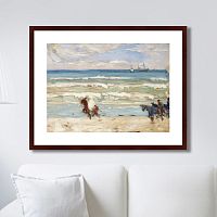 картина: beach scene, tangier, 1906г. во Владикавказе