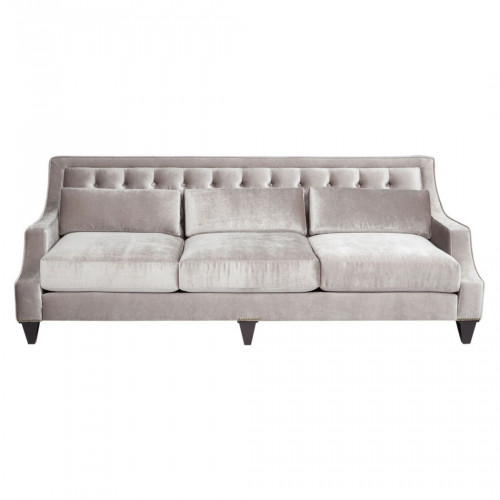 диван tufted прямой серый во Владикавказе