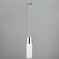 подвесной светильник eurosvet double topper 50135/1 led хром/белый во Владикавказе