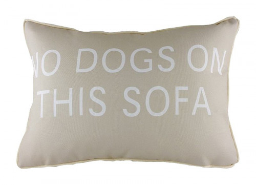 подушка с надписью no dogs on this sofa во Владикавказе