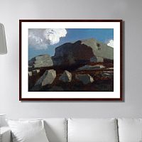 картина: landscape with rocks, near royan, 1875г. во Владикавказе