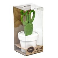ножницы cactus с держателем, белые с зеленым во Владикавказе
