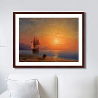 картина: море, 1864г. во Владикавказе