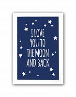постер to the blue moon and back а4 во Владикавказе