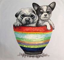 картина маслом маленькие друзья во Владикавказе