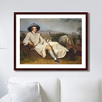 картина: goethe in the roman campagna, 1787г. во Владикавказе