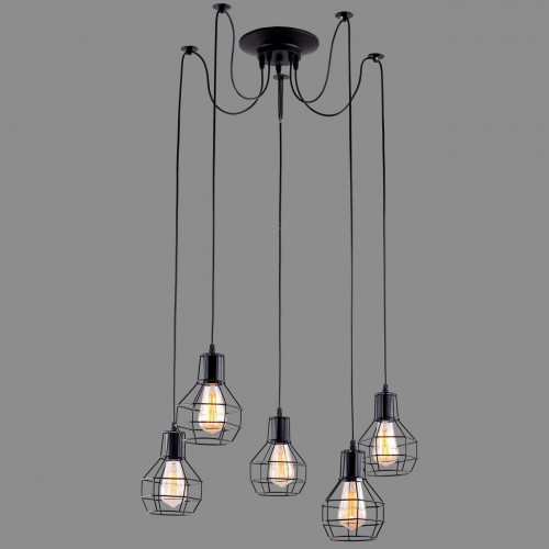 подвесная люстра arte lamp a1109sp-5bk во Владикавказе