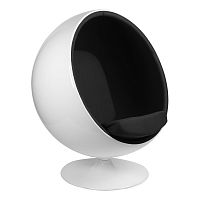 кресло eero aarnio style ball chair черное во Владикавказе