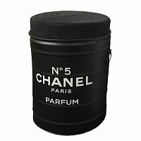 декоративная бочка-пуф chanel №5 black m во Владикавказе
