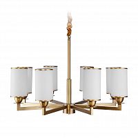 люстра brch9040-8 от delight collection белая/золото во Владикавказе