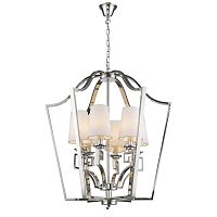 люстра presidential 6 от delight collection белая/никель во Владикавказе