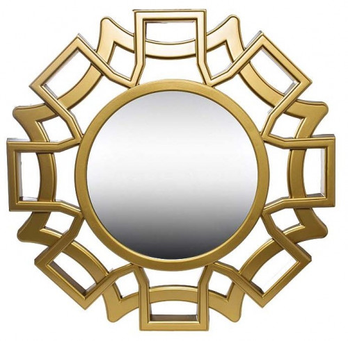 зеркало круглое в широкой золотой раме sunshine во Владикавказе