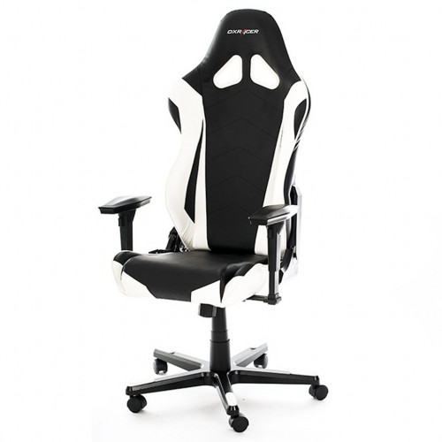 кресло геймерское dxracer racing черно-белое во Владикавказе