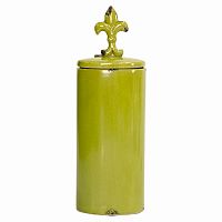 декоративная ваза с крышкой cannister для хранения продуктов зелёная во Владикавказе