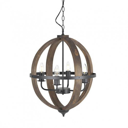 люстра на 4 рожка коричневого цвета во Владикавказе