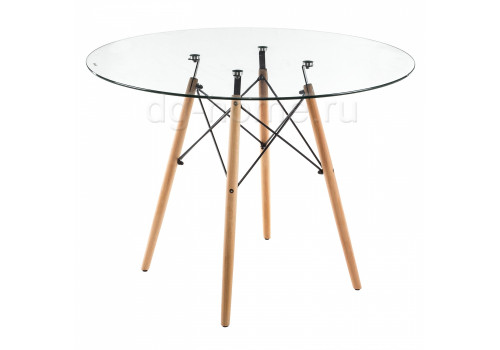стол стеклянный nixon (eames style) натуральное дерево во Владикавказе