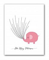 Постер Pink elephant А3