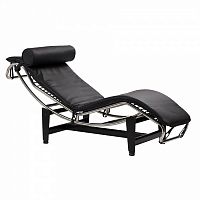 шезлонг chaise longue lc4 черный во Владикавказе