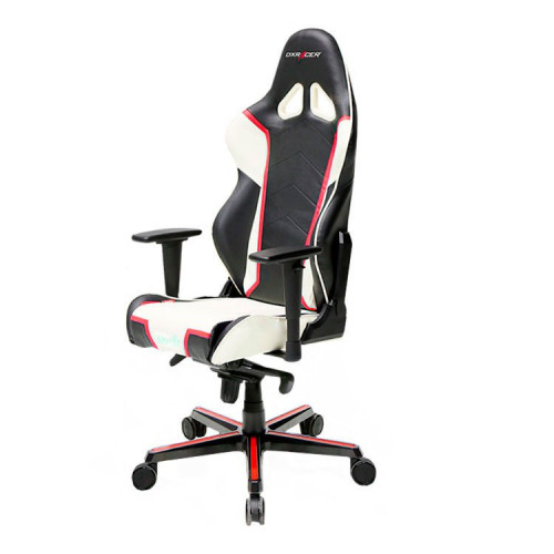 кресло геймерское dxracer racing черно-бело-красное во Владикавказе