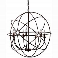 люстра foucault's orb crystal nude коричневая во Владикавказе