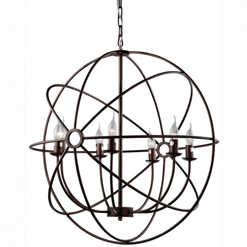 люстра foucault's orb crystal nude коричневая во Владикавказе